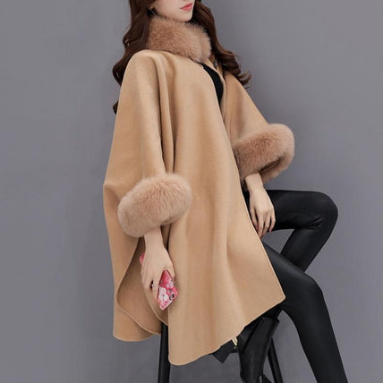 Warm cape store coat