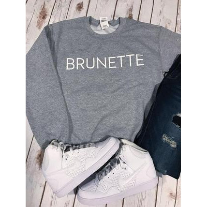 Brunette Sweatshirt-Sweatshirt-Air Halo Fashions