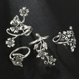Rose Ring Set-Jewellery-Air Halo Fashions